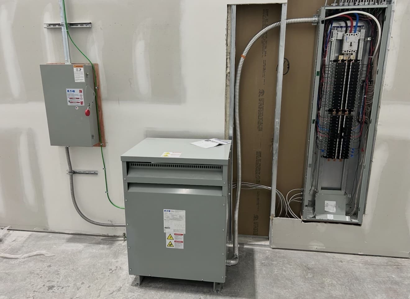 New Construction Electrical Panels and Power Distribution